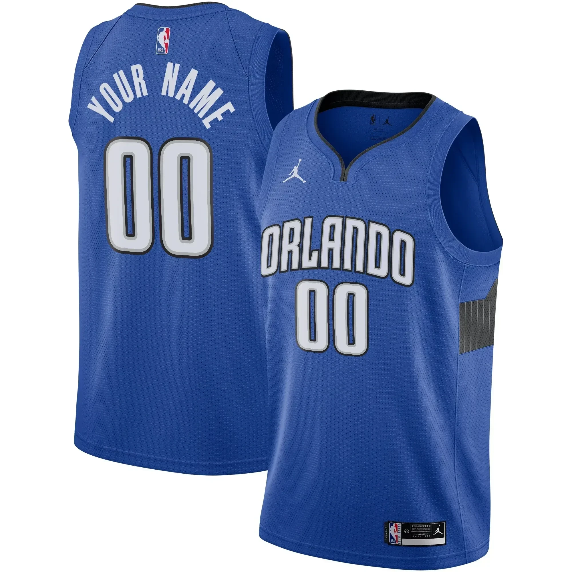 Orlando Magic Swingman Custom Jersey - Statement Edition - Blue - JS706