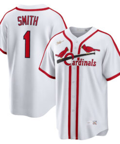 Ozzie Smith 1 St. Louis Cardinals Cooperstown Collection Home Jersey - White