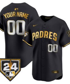 Padres 2024 Spring Training Patch Vapor Premier Limited Custom Jersey