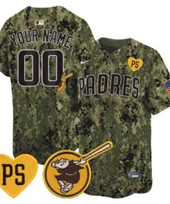 Padres USMC Alternate Vapor Premier Limited Custom Jersey  All Stitched - Jersey AZ