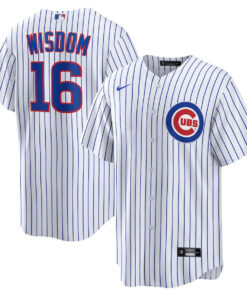 Patrick Wisdom 16 Chicago Cubs Home Men Jersey - White