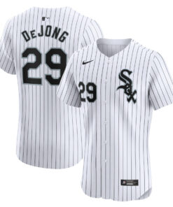 Paul DeJong 29 Chicago White Sox Home Elite Player Men Jersey - White