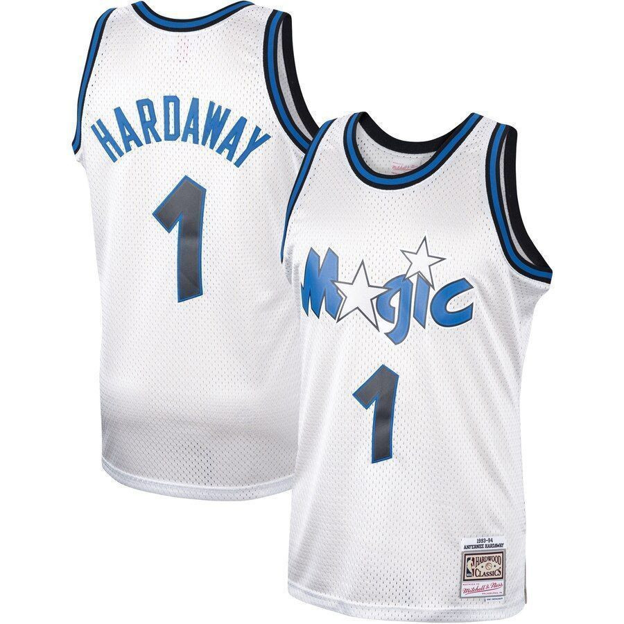 Penny Hardaway Orlando Magic Mitchell & Ness Hardwood Classics Platinum Swingman Jersey - JS235