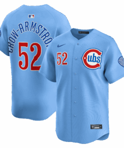 Pete Crow-Armstrong 52 Chicago Cubs Limited Alternate 2 Men Jersey - Baby Blue