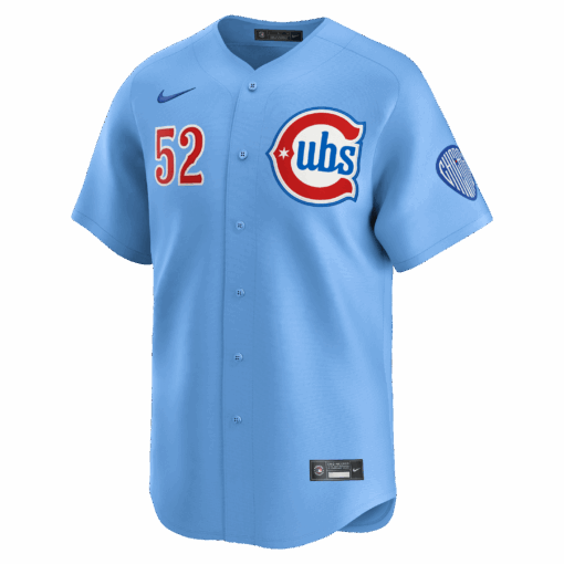Pete Crow-Armstrong 52 Chicago Cubs Limited Alternate 2 Men Jersey - Baby Blue - Image 2