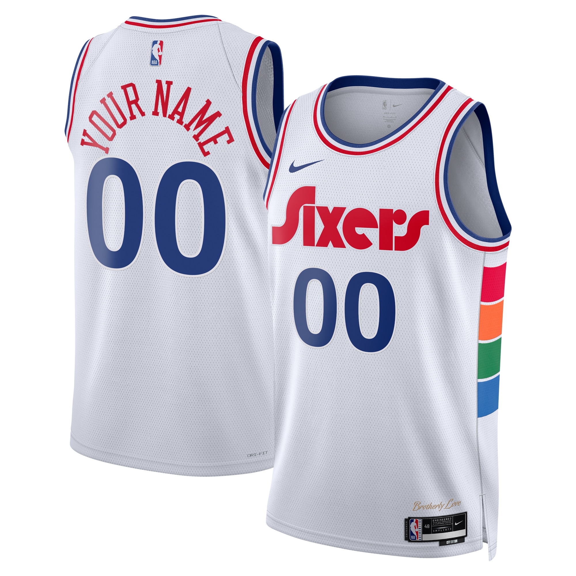Philadelphia 76ers City Edition Swingman Jersey 2024 - Custom - Unisex - JS923
