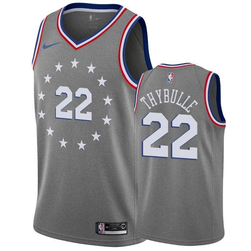 Philadelphia 76ers Matisse Thybulle 22 City Men's Jersey - JS742
