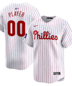 Philadelphia Phillies 2024 MLB World Tour London Series Home Limited Custom Men Jersey - White