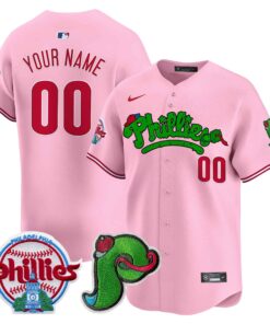 Phillies Phanatic Patch Vapor Premier Limited Custom Jersey V3