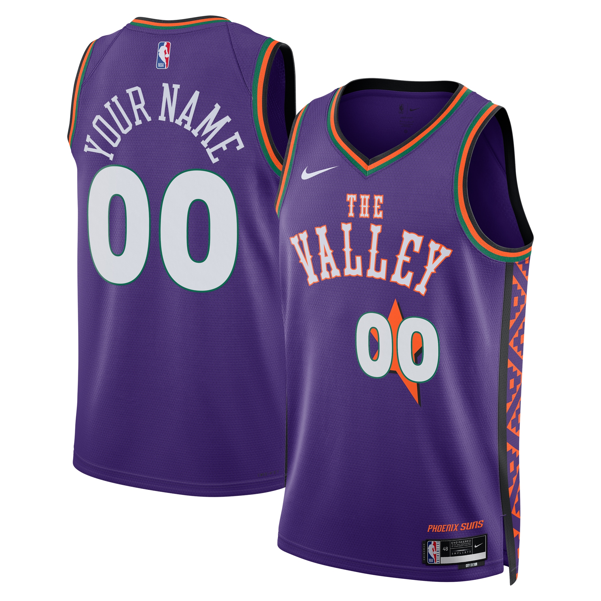 Phoenix Suns City Edition Swingman Jersey 2024 - Custom - Unisex - JS784