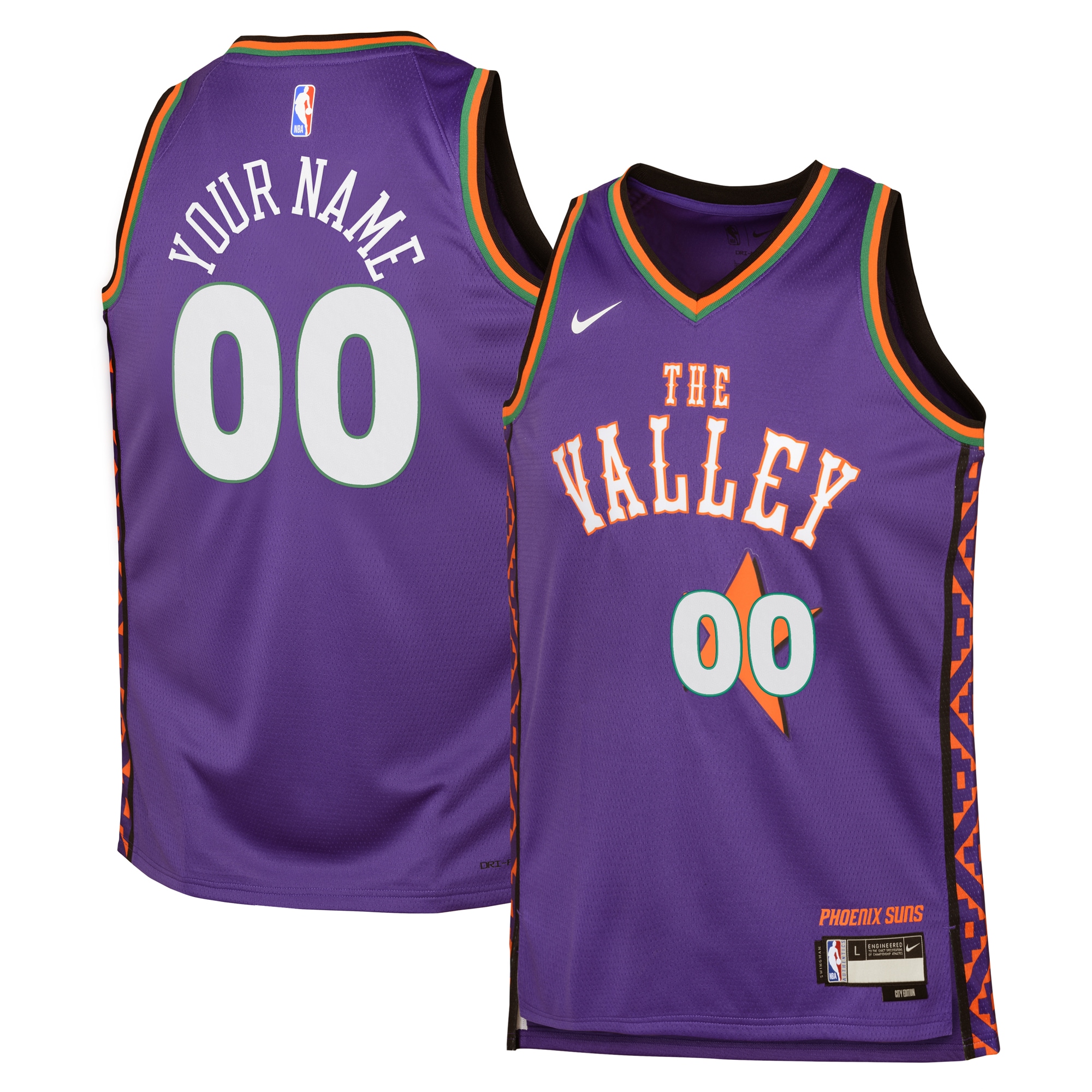 Phoenix Suns City Edition Swingman Jersey 2024 - Custom - Youth - JS117