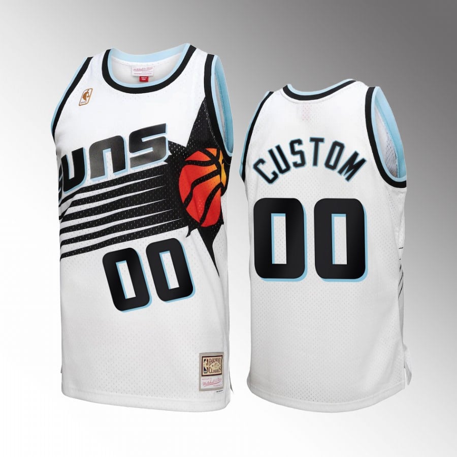 Phoenix Suns Custom 00 White Reload 3.0 Men Jersey Mitchell Ness - JS215
