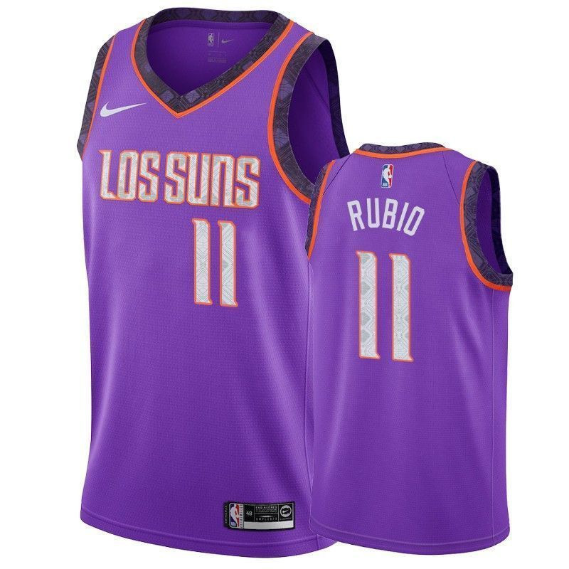 Phoenix Suns Ricky Rubio 11 City Men's Jersey - JS915