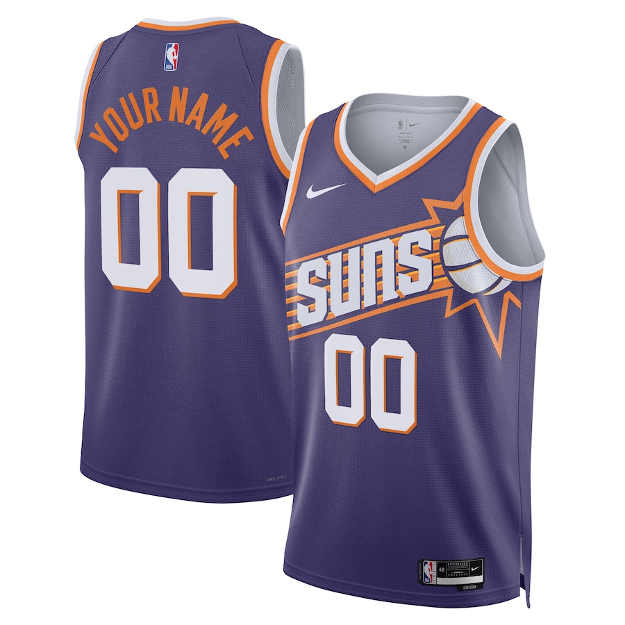 Phoenix Suns Swingman Custom Jersey - Purple - Icon Edition - JS880