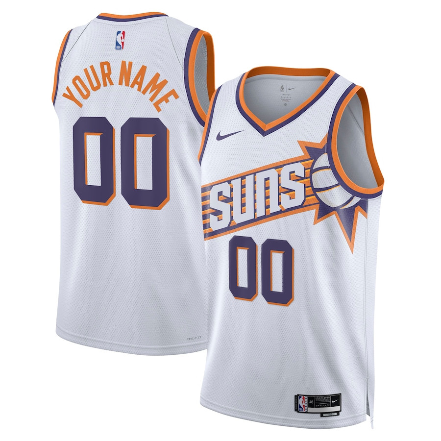 Phoenix Suns Swingman Custom Jersey - White - Association Edition - JS758
