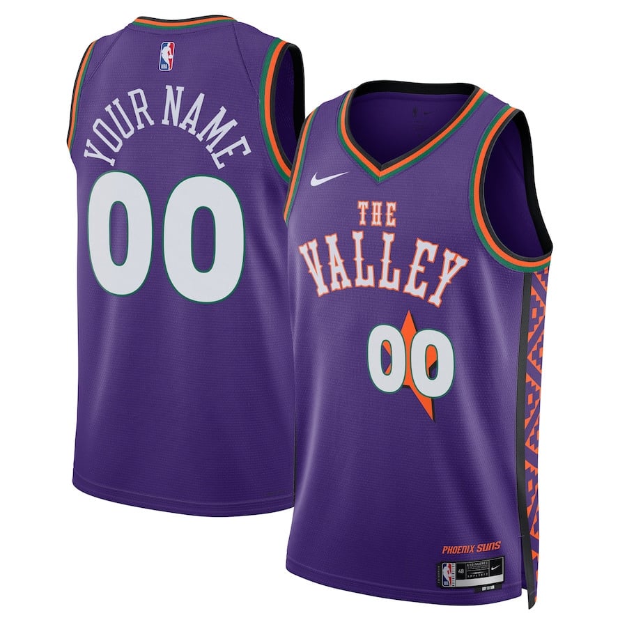 Phoenix Suns Unisex 2024/25 Custom Swingman Jersey - City Edition - Purple - JS623