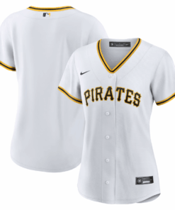Pittsburgh Pirates Women Home Blank Jersey - White