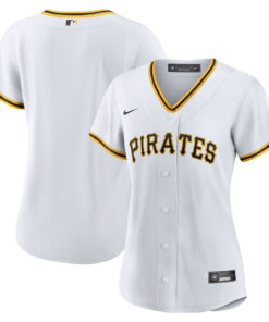 Pittsburgh Pirates Women's Home Blank Jersey - White