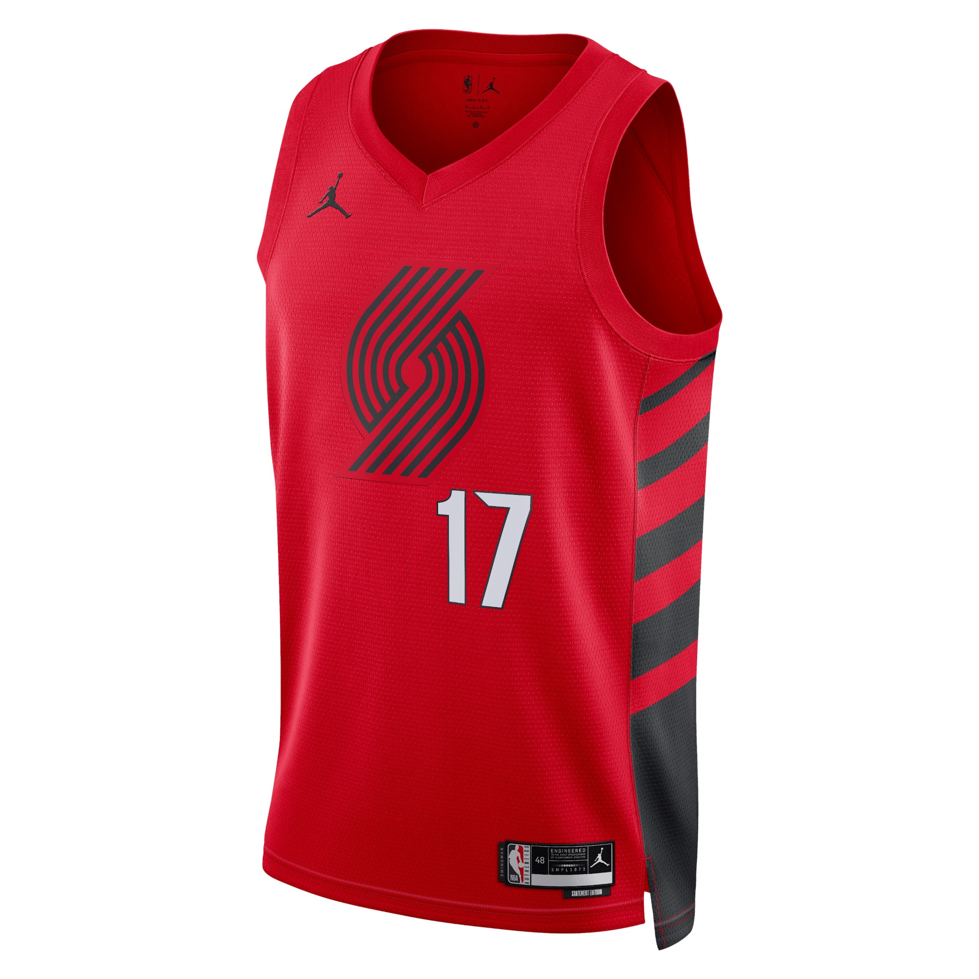 Portland Trail Blazers Jordan Statement Edition Swingman Jersey - Red - Shaedon Sharpe - Unisex - JS508