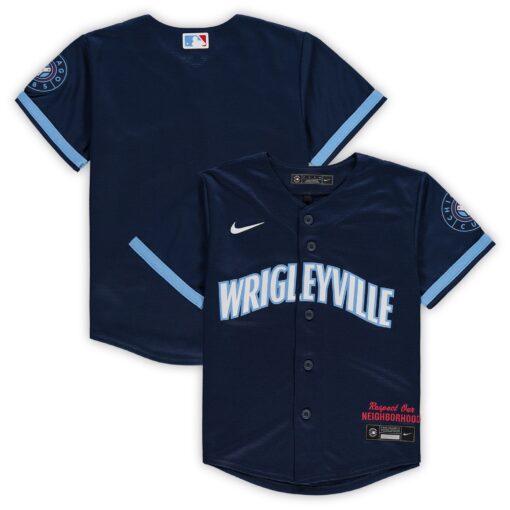 Preschool Chicago Cubs Navy MLB City Connect Team Jersey