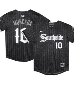 Preschool Chicago White Sox Yoan Moncada Black City Connect Limited Player Jersey