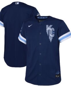 Preschool Kansas City Royals Navy City Connect Jersey