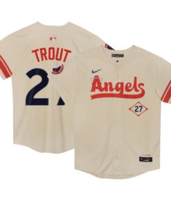 Preschool Los Angeles Angels Mike Trout Cream City Connect Limited Player Jersey