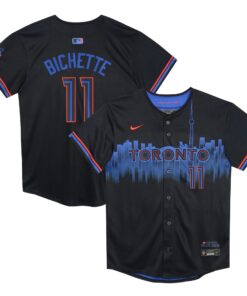 Preschool Toronto Blue Jays Bo Bichette Navy 2024 City Connect Limited Player Jersey