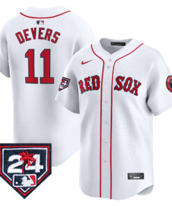 Rafael Devers 11 Boston Red Sox 2024 Spring Training Men Jersey - White