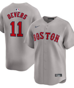 Rafael Devers 11 Boston Red Sox Away Limited Player Men Jersey - Gray