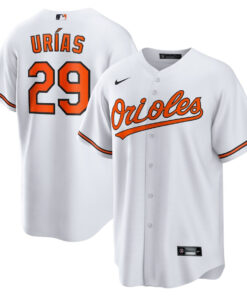 RamÃ³n UrÃ­as 29 Baltimore Orioles Home Men Jersey - White