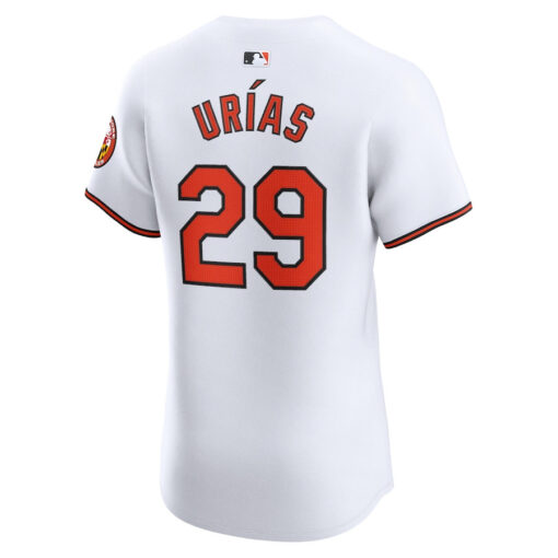 Ramon Urias 29 Baltimore Orioles Home Elite Player Men Jersey - White - Image 3
