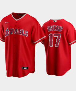 Red Los Angeles Angels Alternate 17 Shohei Ohtani Jersey Jersey