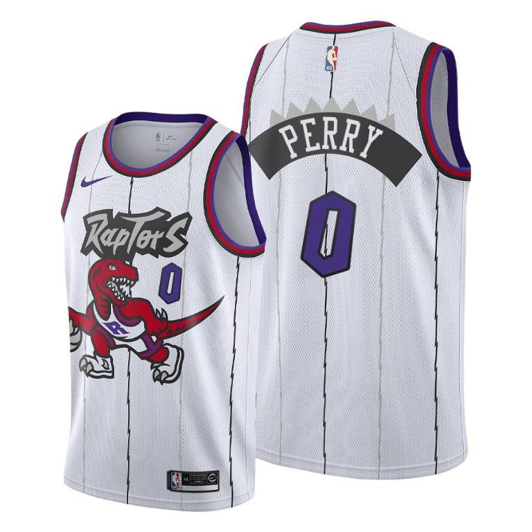 Reggie Perry Toronto Raptors Black Earned Edition Jersey 0 - Men Jersey - JS207