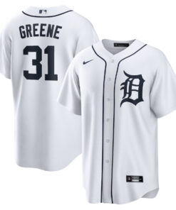Riley Greene 31 Detroit Tigers Men Jersey - White