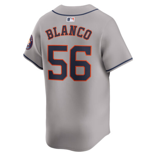 Ronel Blanco 56 Houston Astros Away Limited Men Jersey - Gray - Image 3