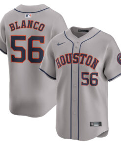 Ronel Blanco 56 Houston Astros Away Limited Men Jersey - Gray