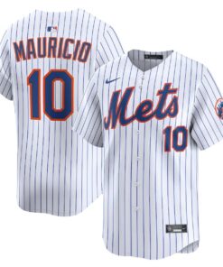 Ronny Mauricio 10 New York Mets Alternate Limited Player Men Jersey - White