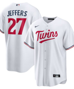 Ryan Jeffers 27 Minnesota Twins Home Player Men Jersey - White