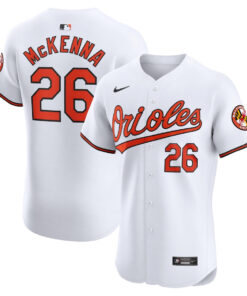 Ryan McKenna 26 Baltimore Orioles Home Elite Player Men Jersey - White