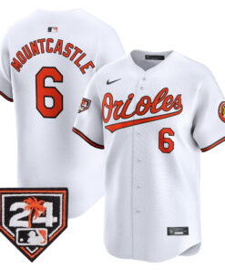 Ryan Mountcastle 6 Baltimore Orioles 2024 Spring Training Patch Men Jersey - White