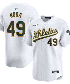 Ryan Noda 49 Oakland Athletics Home Limited Player Men Jersey - White