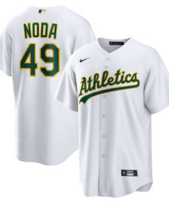 Ryan Noda 49 Oakland Athletics Home Men Jersey - White