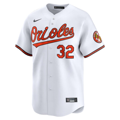 Ryan O'Hearn 32 Baltimore Orioles Home Limited Men Jersey - White - Image 2