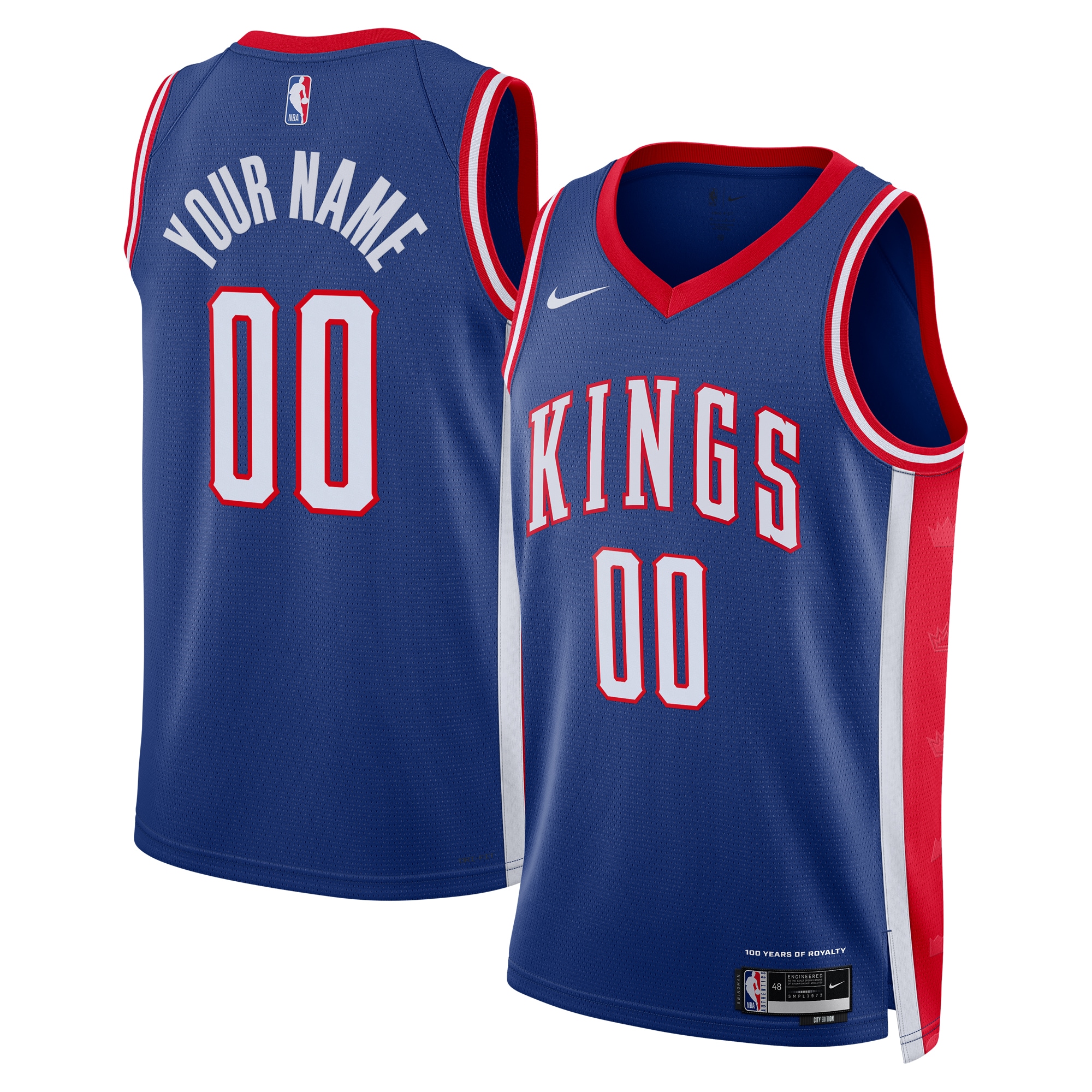 Sacramento Kings City Edition Swingman Jersey 2024 - Custom - Unisex - JS590