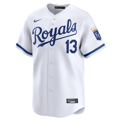 Salvador Perez 13 Kansas City Royals Home Limited Player Men Jersey - White - Image 2