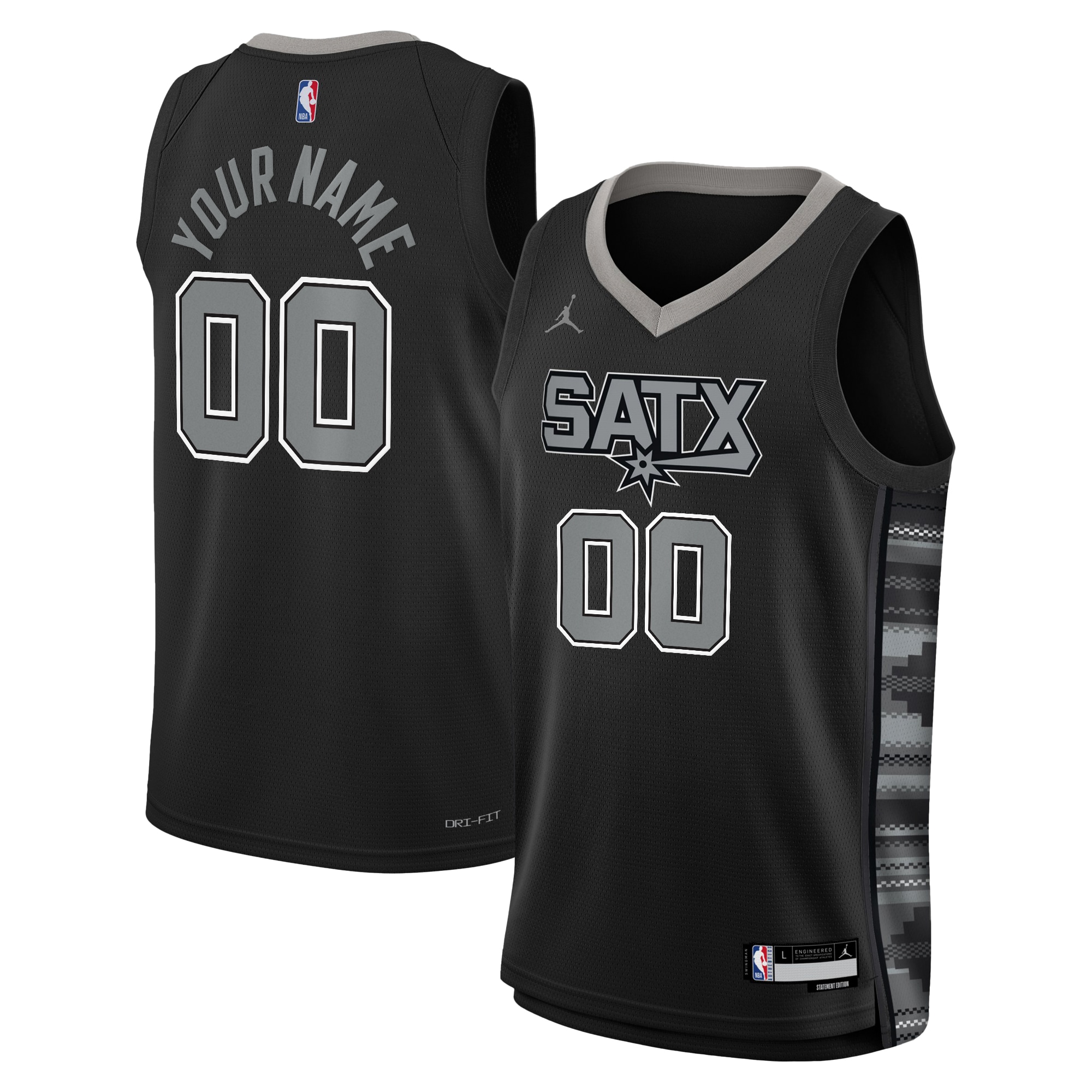 San Antonio Spurs Jordan Statement Edition Swingman Jersey - Custom - Youth - JS639