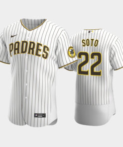 San Diego Padres Juan Soto 22 Home White Jersey