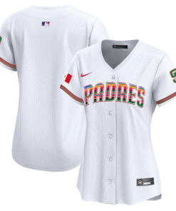 San Diego Padres Mexico Women Jersey - White
