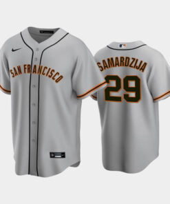 San Francisco Giants 29 Jeff Samardzija Gray Road Jersey Jersey